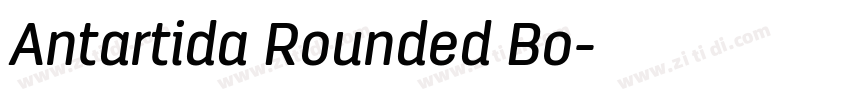Antartida Rounded Bo字体转换
